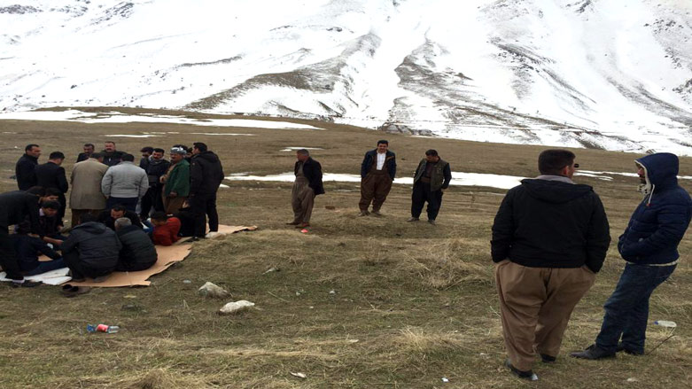لە حاجی ئۆمەران خۆپێشاندانە